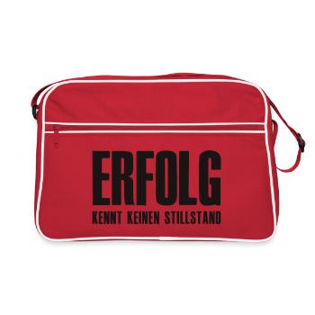 Success Saying for Founder Entrepreneur Startup - Retro Bag - red/white - Front