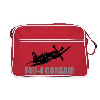 F4U 4 Corsair - Retro Bag - red/white - Front
