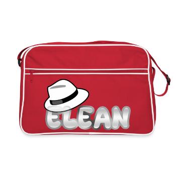 Hat Elean - Sac Retro - rouge/blanc - Devant