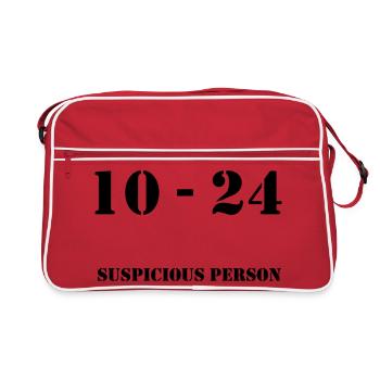 10-24_MP_Suspicious_person - Retro Tasche - Rot/Weiß - Vorne