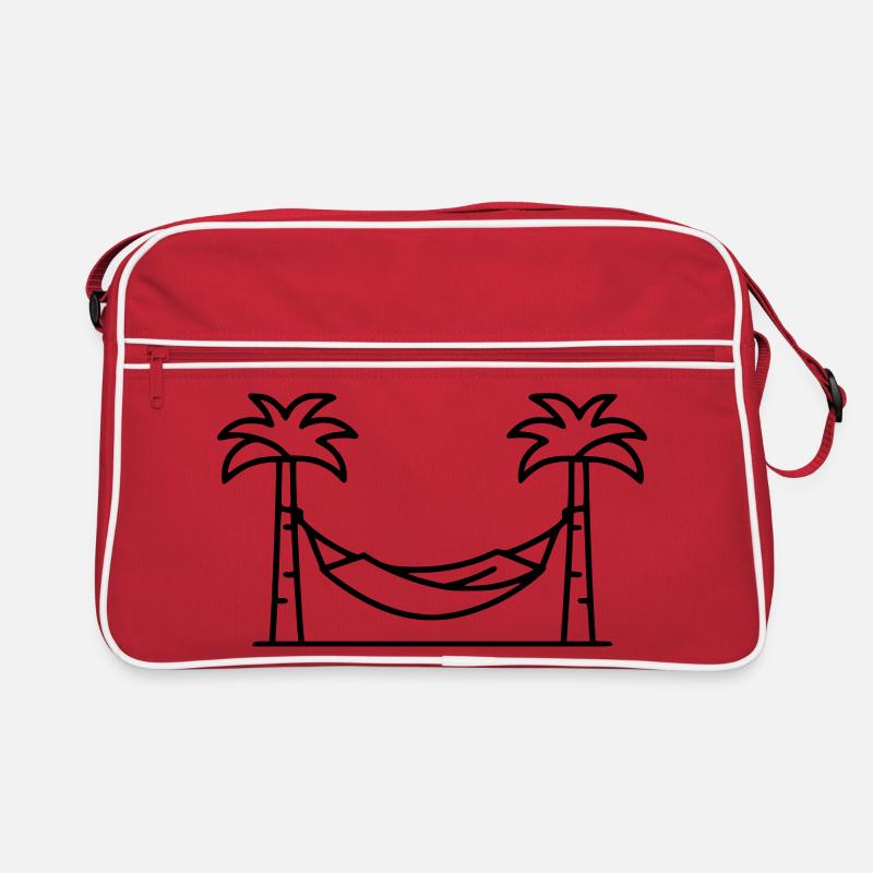 Plan des vacances des palmiers Hammock Sac Retro