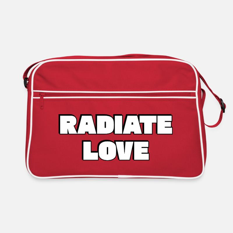 Radier l’amour Typographie audacieuse Sac Retro