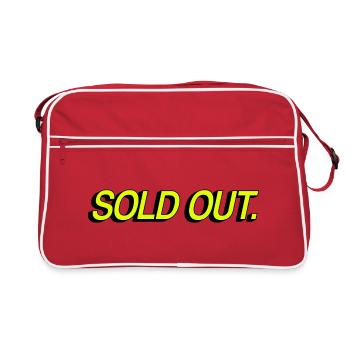 Sold Out - Retro Tasche - Rot/Weiß - Vorne