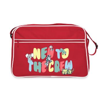 NOUVEAU DANS L’ÉQUIPAGE - BIENVENUE BÉBÉ - Sac Retro - rouge/blanc - Devant