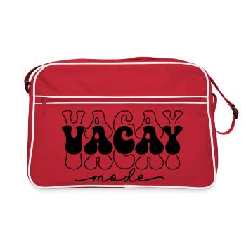 Vacay Mode Retro - Retro Bag - red/white - Front