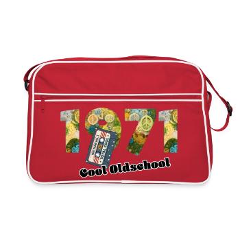 1971 Vintage Retro – Cassette – Cool Olds - Retro Bag - red/white - Front
