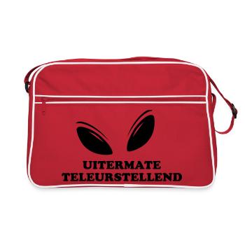 Uitermate teleurstellend black edition - Retro Bag - red/white - Front
