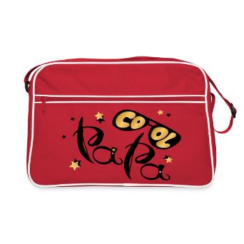 Cool dad - Retro Bag - red/white - Front
