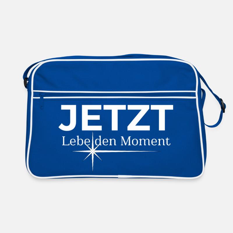 JETZT – Lebe den Moment Retro Tasche