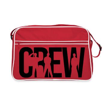 crew - Retro Bag - red/white - Front