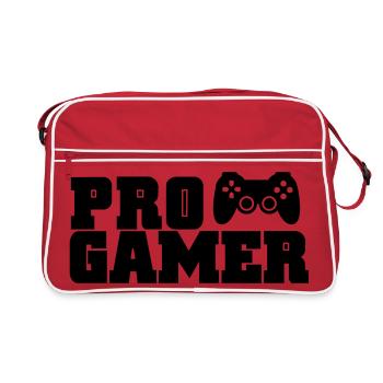 pro gamer - Retro Bag - red/white - Front