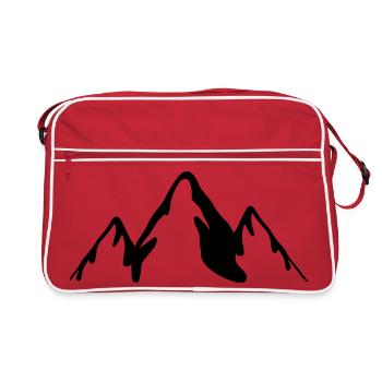 Black Mountains - Retro Bag - red/white - Front