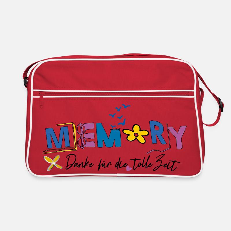 Memory schön war die Zeit Retro Tasche