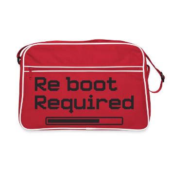 Reboot Required – Retro Gaming Style - Retro Bag - red/white - Front