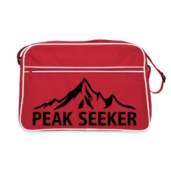 Peak Seeker Alpine Mountains - Retro Bag - red/white - Front