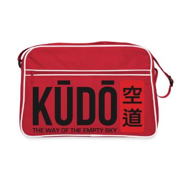 Kudo - Arts Martiaux Japonais - Sac Retro - rouge/blanc - Devant