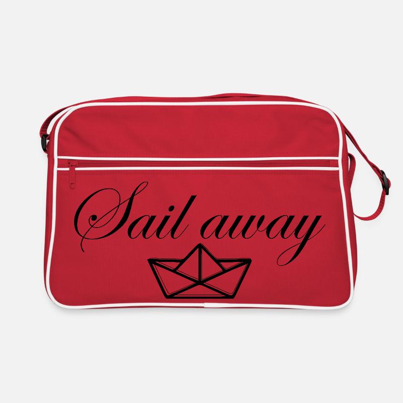 Sail Away Schiffchen Retro Tasche