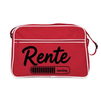 Pension 2026 loading Finally retirement - Retro Bag - red/white - Front