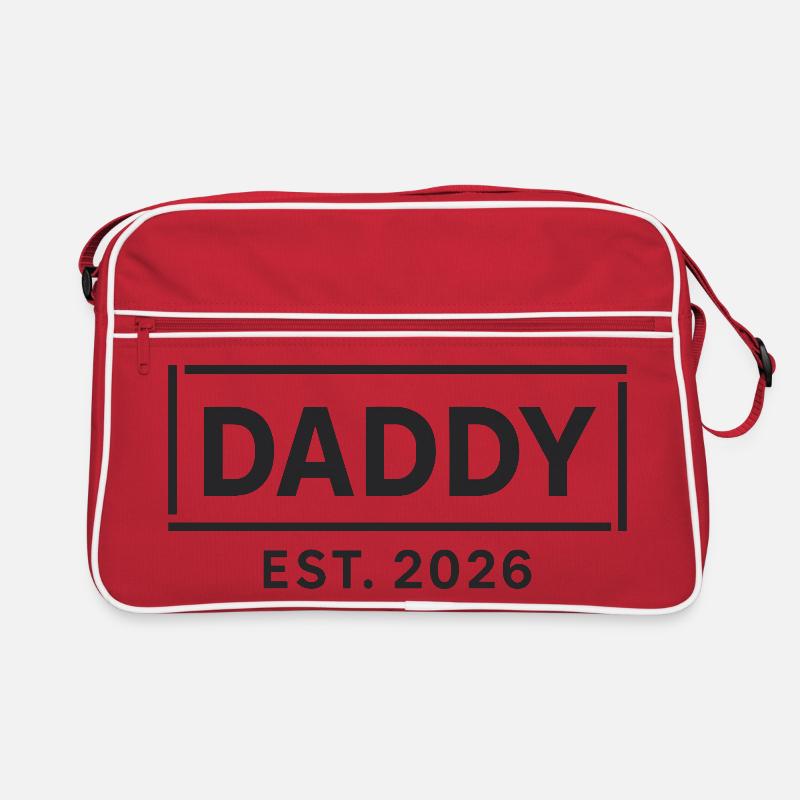 DADDY 2026 Stolzer werdender Vater Retro Tasche
