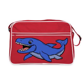 Dino - Retro Bag - red/white - Front