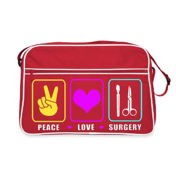 Surgeon Surgery CTA - Retro Bag - red/white - Front