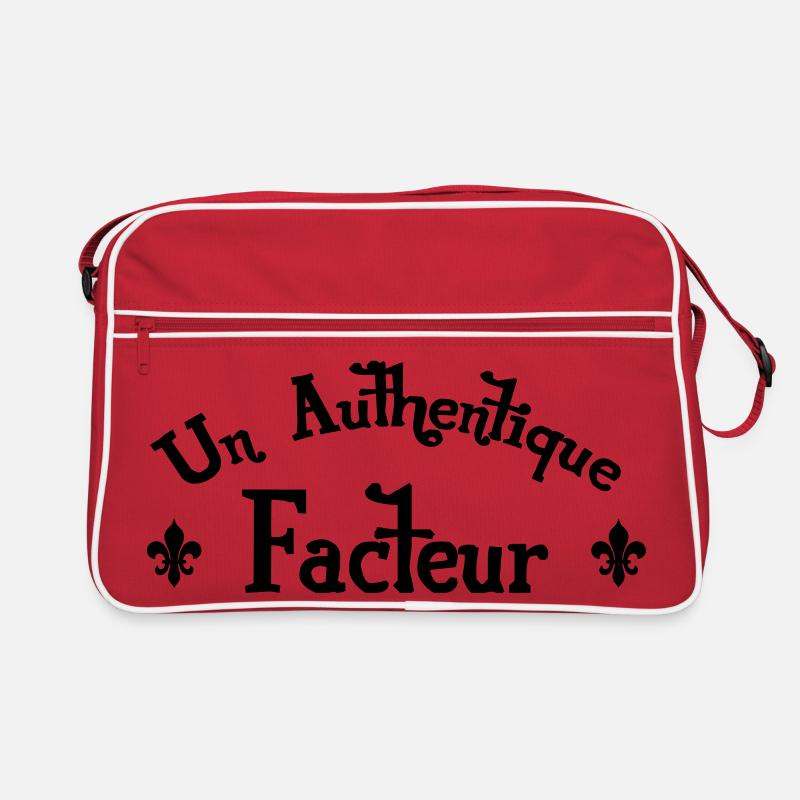 Un authentique facteur lettrage vintage Sac Retro