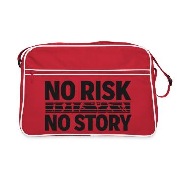 AUCUN RISQUE SANS HISTOIRE Déclaration d’aventure sportive - Sac Retro - rouge/blanc - Devant