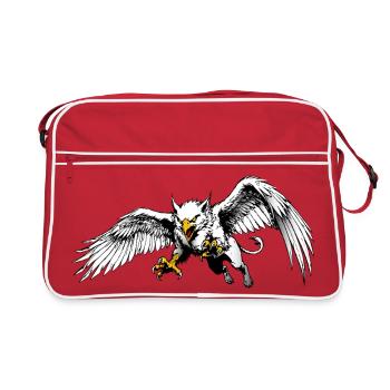 Rostock Griffin - Retro Bag - red/white - Front