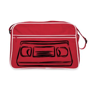 Videocassette - Retro Bag - red/white - Front