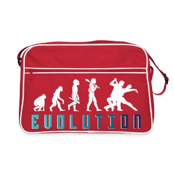 Walzer Paartanz - Retro Tasche - Rot/Weiß - Vorne