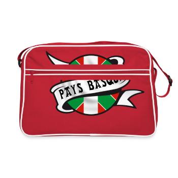 Pays Basque - Sac Retro - rouge/blanc - Devant