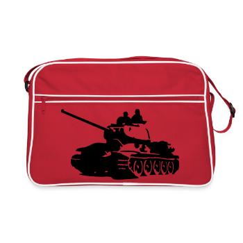 Tank T-34 - Retro Bag - red/white - Front
