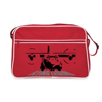 C-130 Hercules - Sac Retro - rouge/blanc - Devant