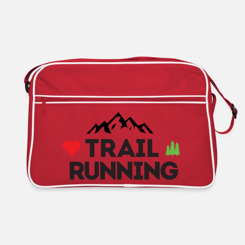 I Love Trail Running Retro Bag