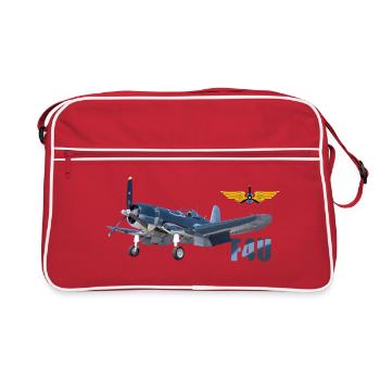 F4U Corsair - Retro Bag - red/white - Front
