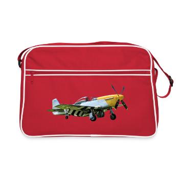 P-51 - Sac Retro - rouge/blanc - Devant