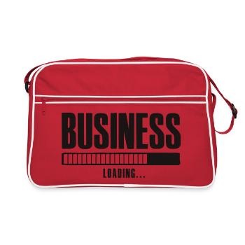 Business Loading Online Business Affiliate - Retro Tasche - Rot/Weiß - Vorne