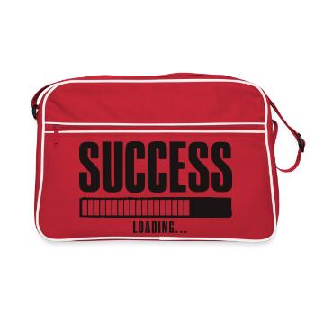 Success Loading Online Business Affiliate - Retro Tasche - Rot/Weiß - Vorne