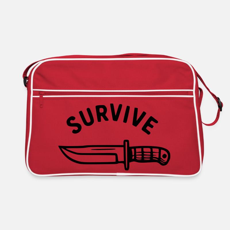 Survive - Couteau Sac Retro