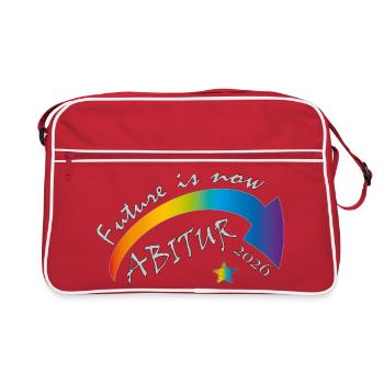 Future Now Abitur 2026 - Retro Bag - red/white - Front