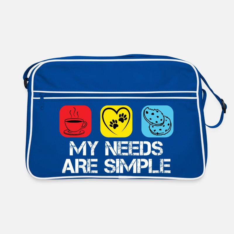 Café, chats et biscuits Sac Retro