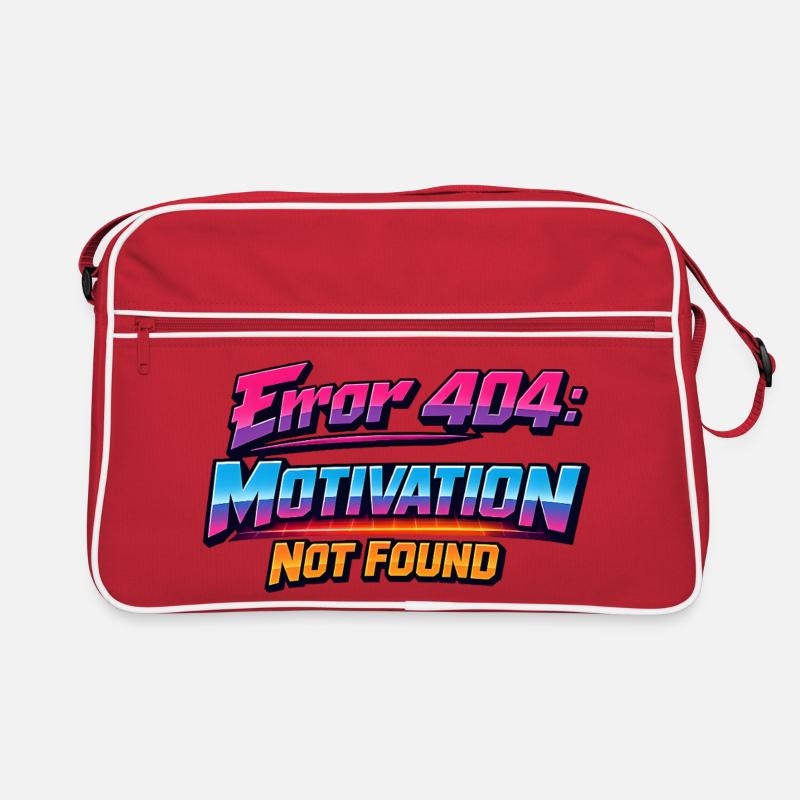 404 Sorry Motivation not found 80s retro Retro Bag