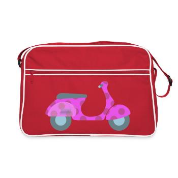 Roller Dots Dots Spring Italie Joie de vivre - Sac Retro - rouge/blanc - Devant