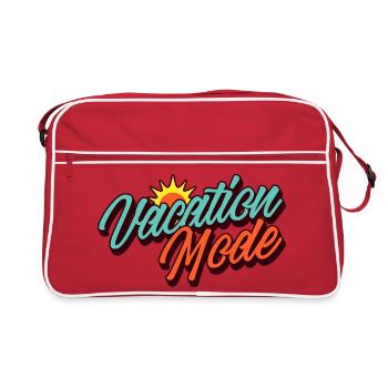 Vacation Mode Vacation Mode Retro Sun Design - Retro Bag - red/white - Front