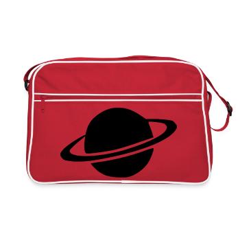 Don de l’espace - Sac Retro - rouge/blanc - Devant