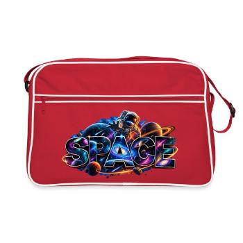 Astronaute d’aventure spatiale Cosmos - Sac Retro - rouge/blanc - Devant