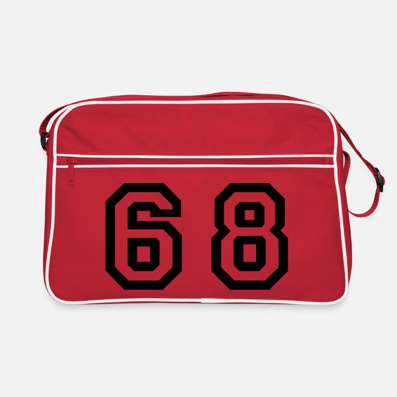 Number - 68 - Sixty Eight Retro Tasche