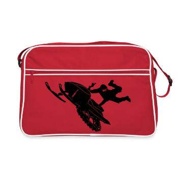 Snowmobile cleasanna tiománaí - Retro Bag - red/white - Front