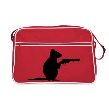 gun - Retro Bag - red/white - Front