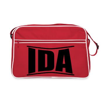 t-shirt Ida t-shirt gift idea - Retro Bag - red/white - Front